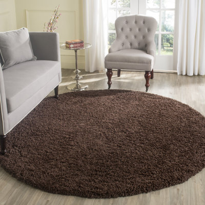 Rizco Shag Performance Solid Color Rug