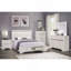 Commode moderne glam 7 tiroirs à bijoux cachés à roulement à billes avec glissières à roulement à billes