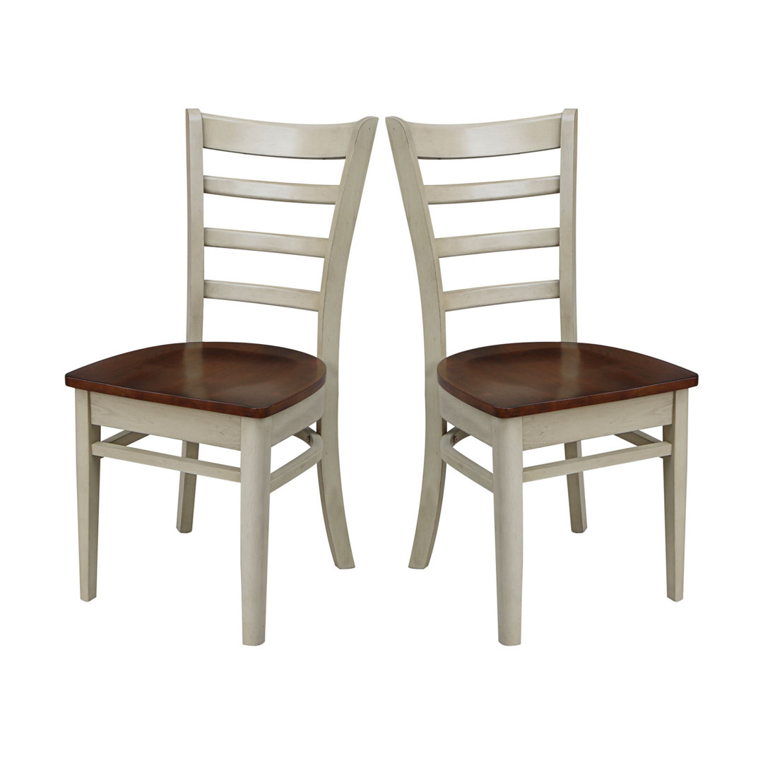 Alvery 17.7'' H Solid Wood Side Chair (Set of 2) Breakwater Bay 