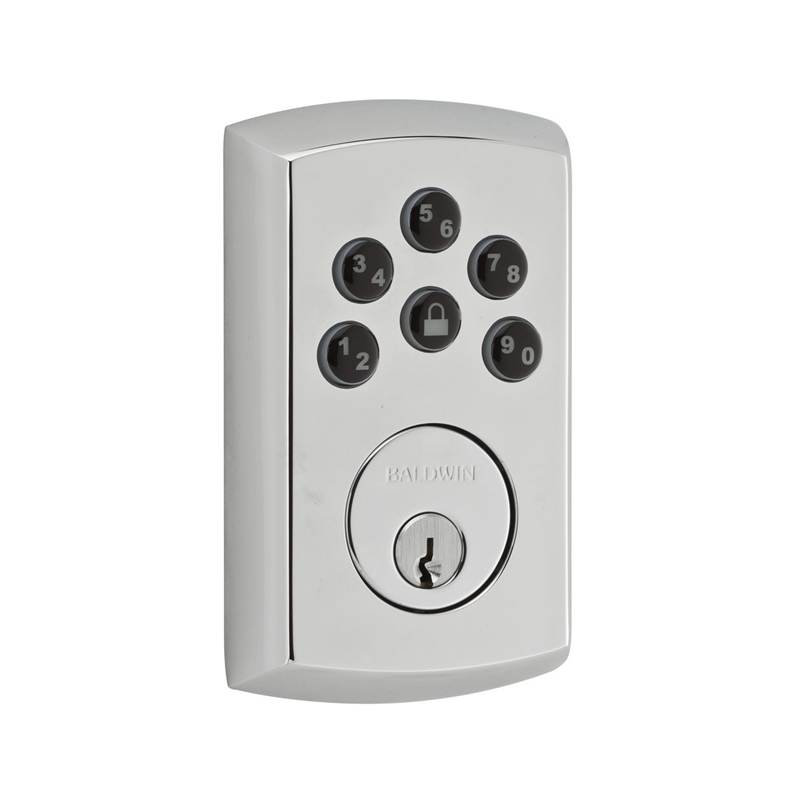 Soho Electronic Deadbolt, Polished Chrome