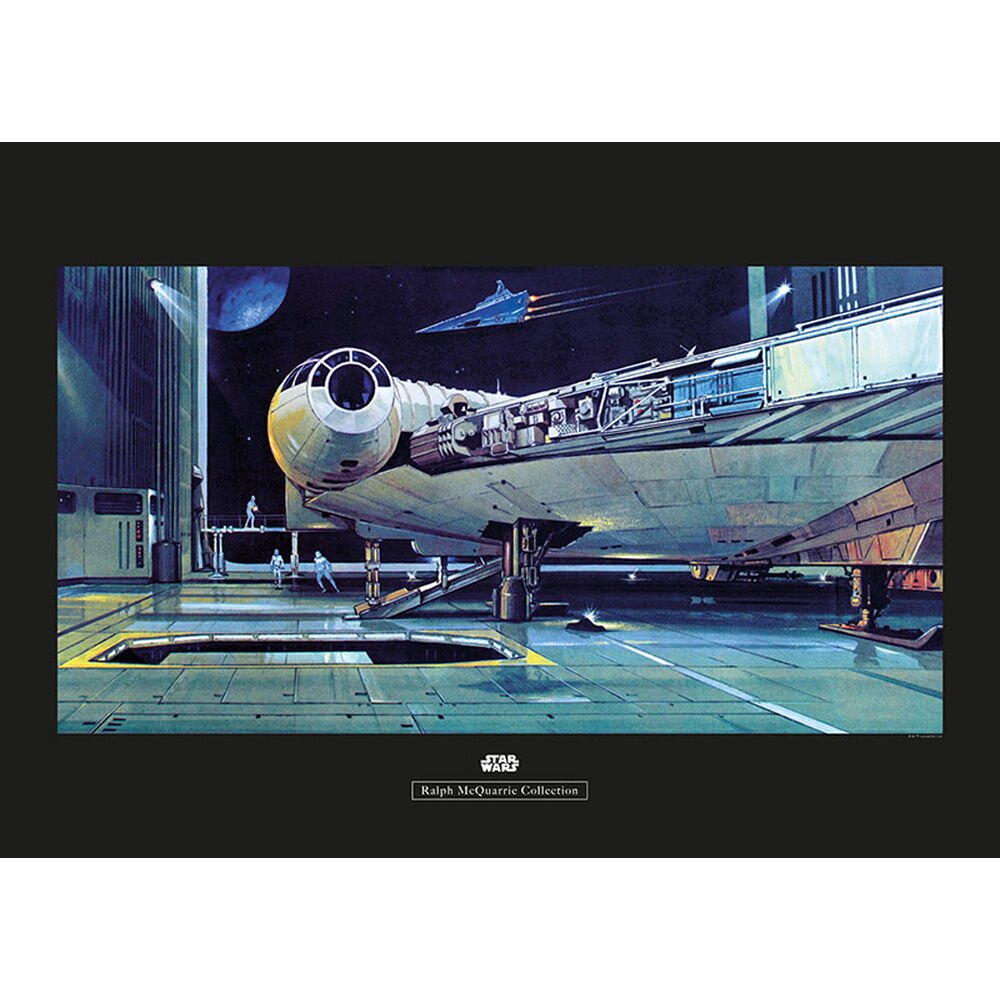 Poster Star Wars Rmq Falcon Hangar