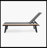 Outdoor Chaise Lounge Chair With Attached Wood Side Table, Set Of 2 Durable Recliners, Weather-Resistant For Patio & Poolside-1354311064