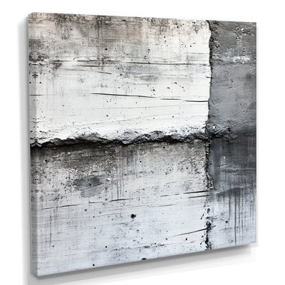 Concrete Wall Art, Iron Line Canvas, Cemiyah