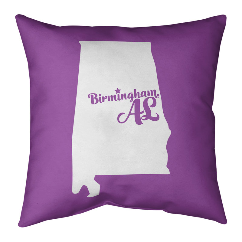Housse de coussin en lin, Madison, 26 po x 26 po, Violet