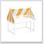 Loft Bed With Canopy, LED Lights & Book Shelf-1857445398-1857445399