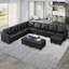 Edorta Upholstered U-Shaped Sectional-128833356