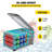 VEVOR 12V Car Refrigerator 35L Portable RV Freezer with App Control(-4℉~68℉) Dual-Zone Car Fridge 