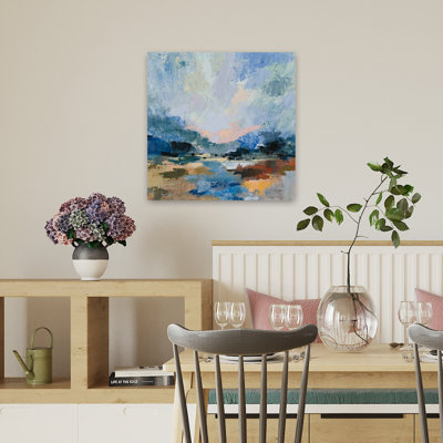 «Blue Vista I», art abstrait contemporain