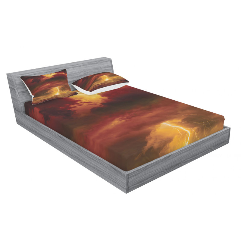 Microfiber Sheet Set, Full Sheet Set with Fitted Sheet