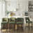 Bisto Faux Leather Upholstered Counter Height Bar Stool With Solid Wood Legs-1284175220