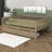 Full Size Wooden Daybed, Bed Frame With Two Drawers For Kids Teens Adults, Wood Slat Support, No Box Spring Needed-812977007