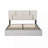 Queen Size Upholstered Platform Bed with Hydraulic Storage System