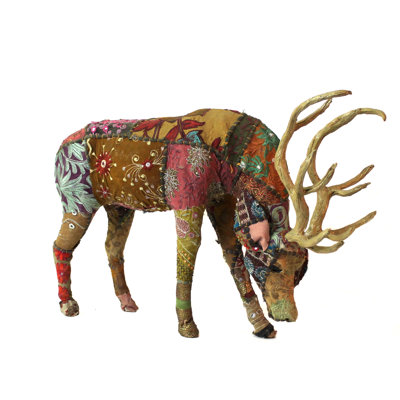 Forest Stag Grazing