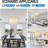 Modern Crystal Chandelier, Tree Branch Pendant Ceiling Light Fixtures, Hanging Round Chandeliers For Dining Room Foyer Living Room Bedroom-410133980-410133982