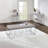 Chafik Rectangular Coffee Table , Natural Oak & Chrome Finish