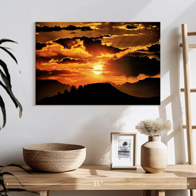Alvord Amazing Sunset In Sedona Arizona