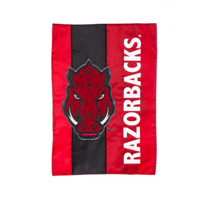 Ncaa 2 côtés en polyester 12 x 18 po drapeau de jardin