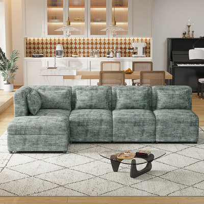 Canapé modulaire rembourré 5 pièces Rekan