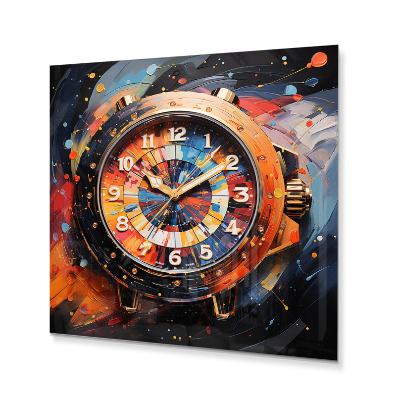 Luxury Luxury Diamond Dusk III - reproduction d'art sur métal sans cadre, H 16 po x l 16 po x P 1 po