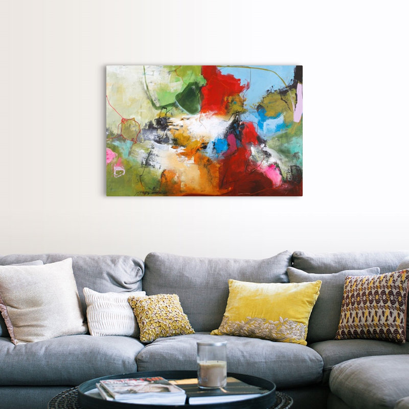 Tango 1 - reproduction d'art, Toile tendue, H 32 po x l 48 po x P 1,25 po