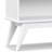 Draper 64"W Solid Hardwood 4 Shelf Mid-Century Modern Low Bookcase with Tapered Legs-1459703582