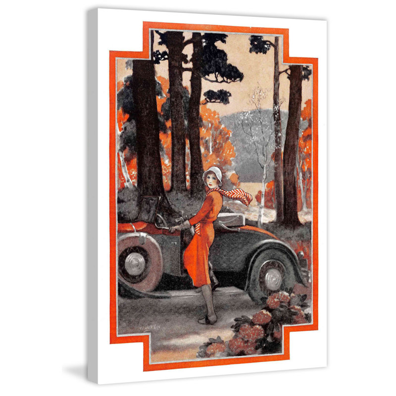 Lady - Wrapped Canvas Print, 46cm H x 30cm W