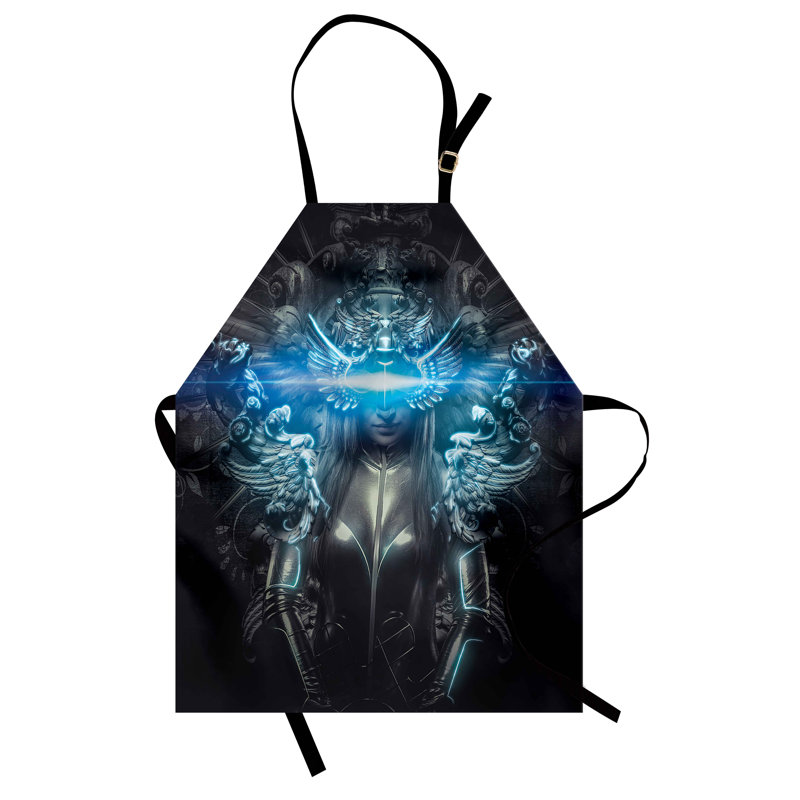 No Pattern Bib Apron