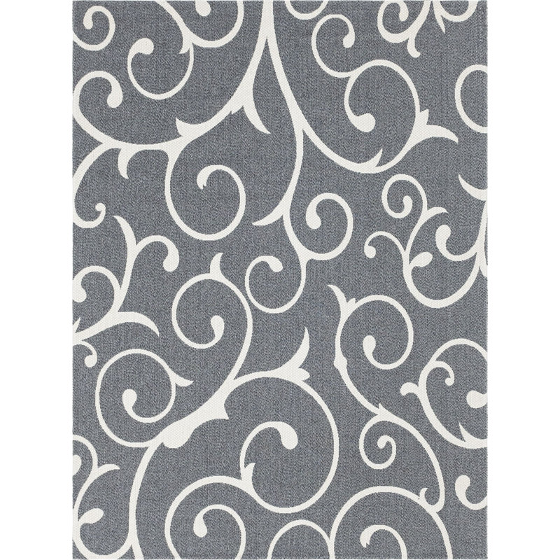 California Cotton Abstract Indoor Rug, Rectangle 7'5" x 10'