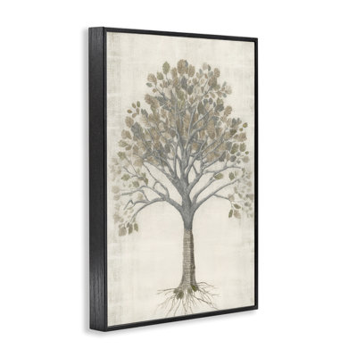 Wise Tree Impression Framed Giclee Art by Petal Prints Design