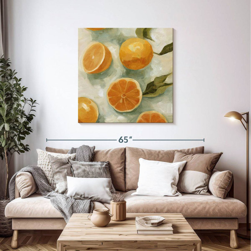 Yarlin Fresh Citrus I, 39" H x 39" W