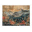 Aquarium avec sceaux au-dessus du corail I - impression sur bois de phoque - sur bois de pin naturel-1554238338