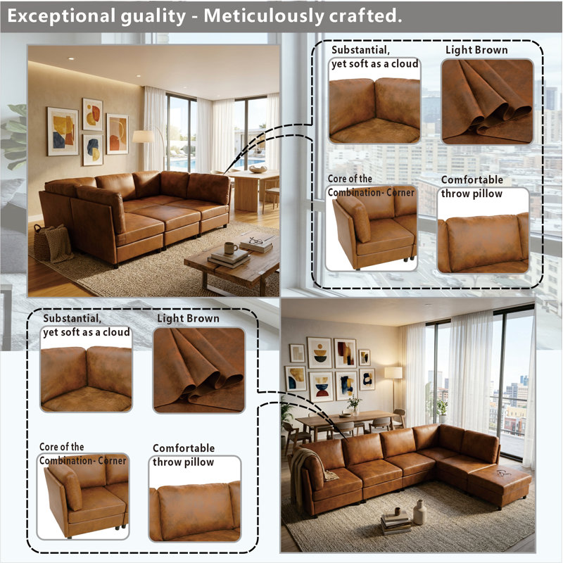 Upholstered Sectional Reversible