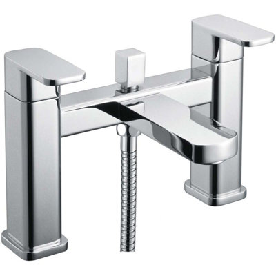 Deck Tub Spout Bath Filler with Diverter