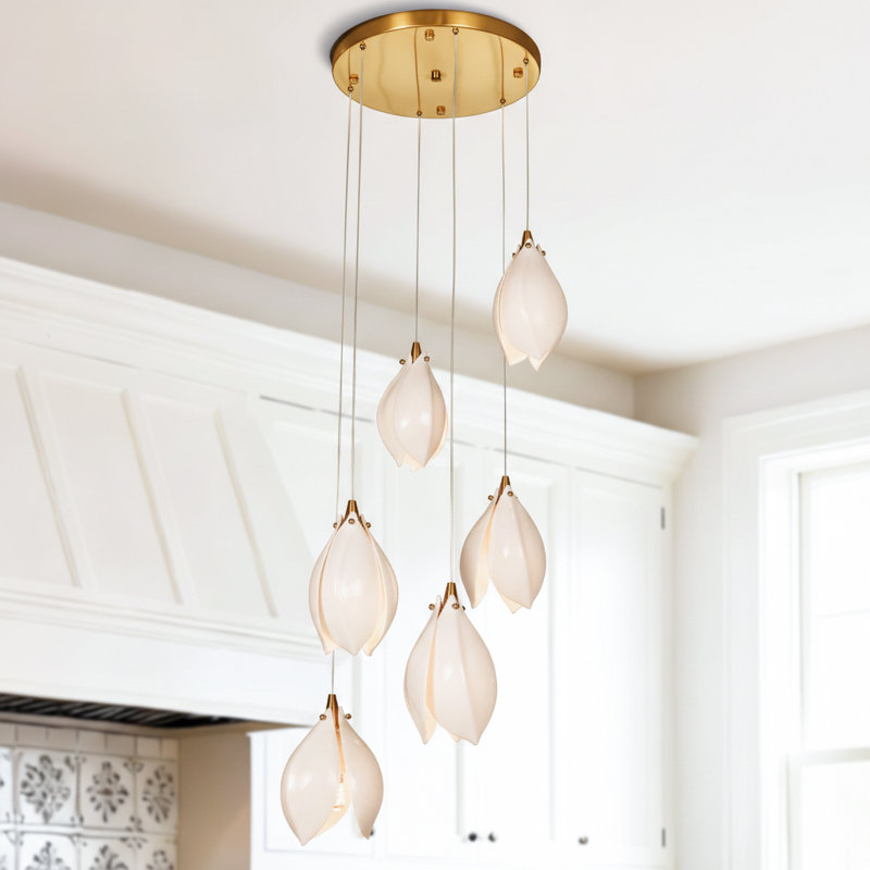Lustre en céramique à 6 lumières Modern
