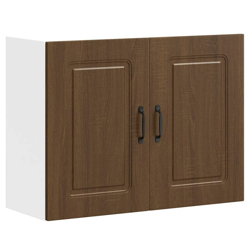 Armoire murale de cuisine vidaXL, Chêne brun, H 23,6 po x l 31,5 po x P 12,2 po