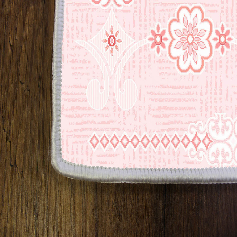 Stylish Hall Carpet 2.6 x 4.9 Feet, 100% Polyester with 8 mm Pile Height | Antibacterial, Non-Slip PVC Felt Dot Underside | Machine Washable, 3D Digital Printing | Perfect for Home Entryways & Living Spaces
