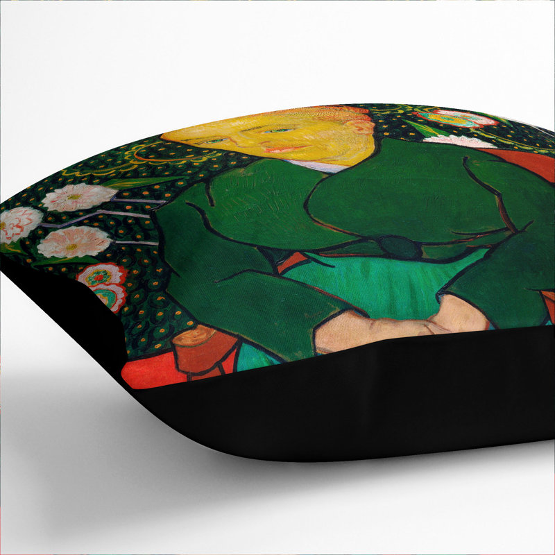 The Berceuse Scatter Cushion, Black, 55cm H x 55cm W x 20cm D