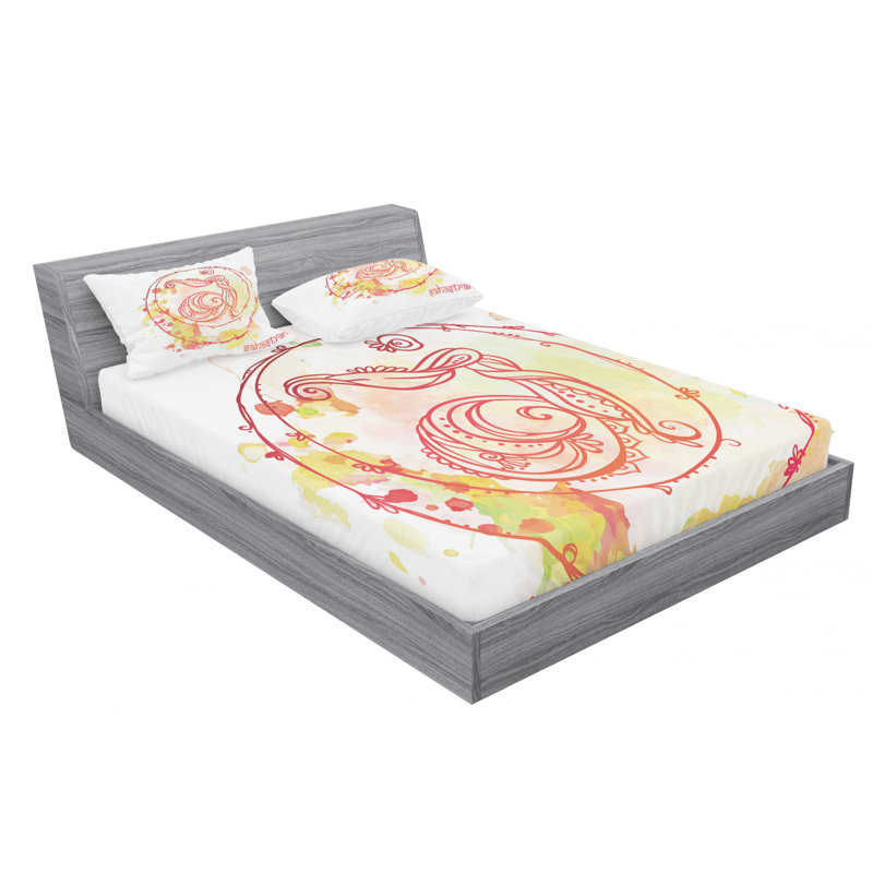 Microfiber Sheet Set, Queen Sheet Set with Fitted Sheet