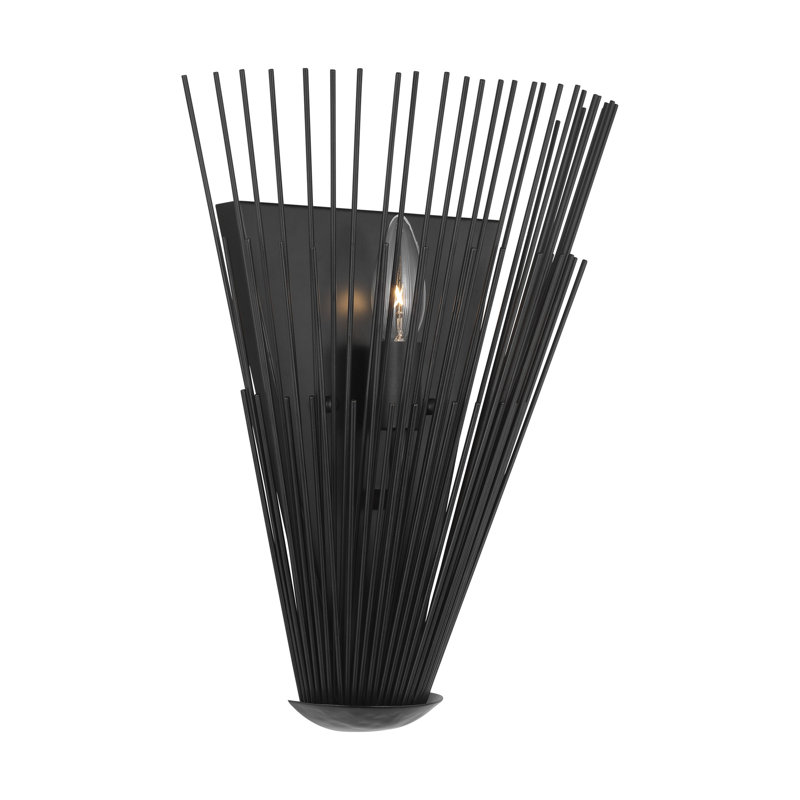 Flush Mounted Sconce, Aged Iron