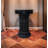 Solid Black Roman Column Floor Ornament
