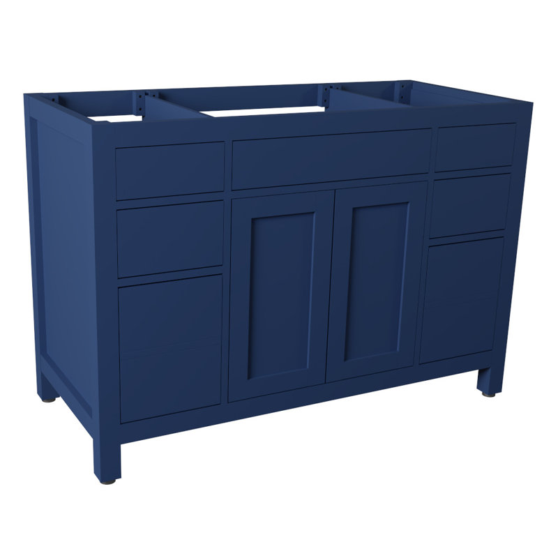 Dayton 48 " Single Bathroom Vanity Base, Navy Blue