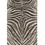 Tapis noir / ivoire en laine crocheté à la main Saifa-548091655