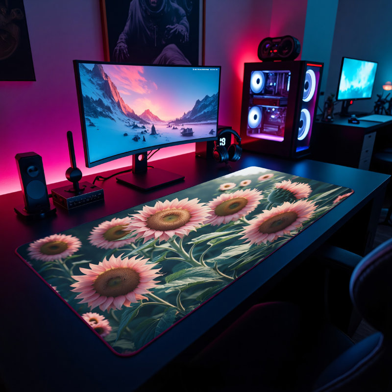 Polyester Desk Pad, 23.6x13.8