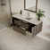 Ensemble de meuble-lavabo mural simple avec lavabo et lavabo 54 po Fresca Formosa - Robinet non inclus