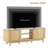 Leopardus 60.2" TV Stand with Sliding Door-1568102626