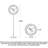 Luminous Silent Floor Clock