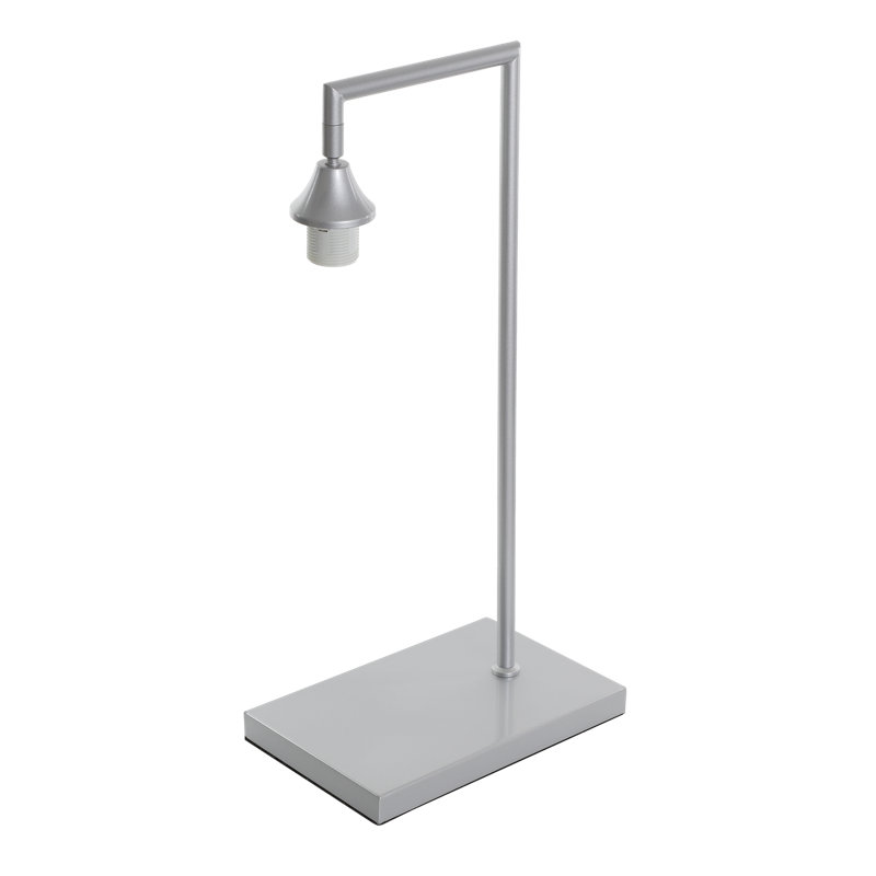 Wang Metal Table Lamp, Amber, Silver