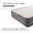 Lit gonflable gonflable surélevé de qualité supérieure 18 pouces avec pompe intégrée Intex, très grand