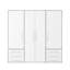 Minija 4 Door Manufactured Wood Wardrobe