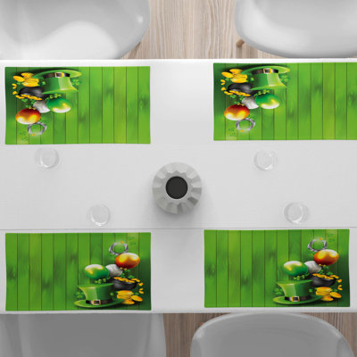 Polyester Abstract Rectangle Placemat